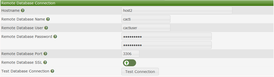 Data Collectors Edit Remote Connection Test