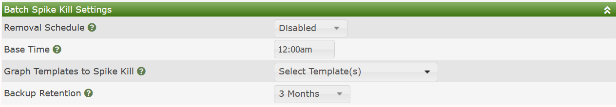 Settings Spike Kill Batch