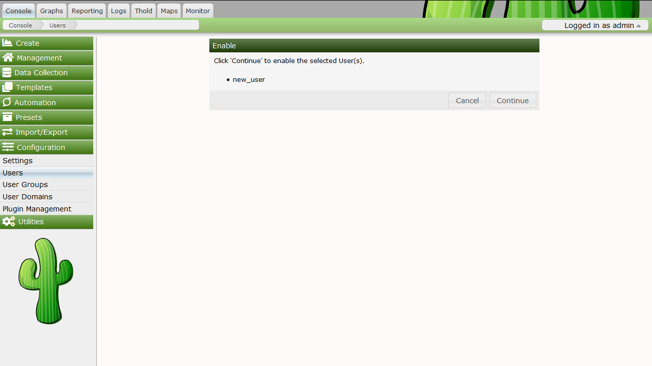 Enable/Disable Users Part 2